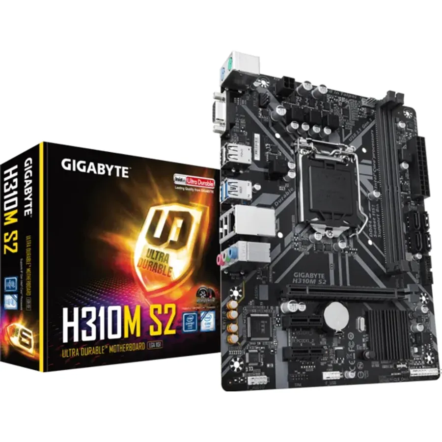 Ana plata Gigabyte H310M S2 (LGA1151, mATX)