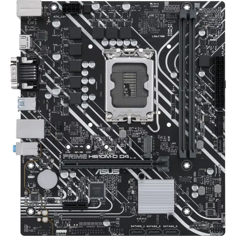 Ana plata H610M-4D4 LGA1700 (Intel 12, 13, 14-cü nəsil)