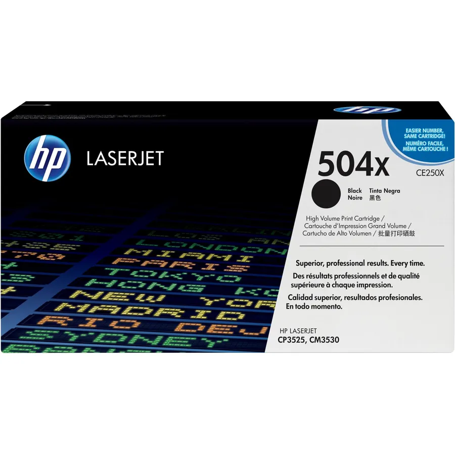 Toner kartric HP 504X yüksək tutumlu Black LaserJet (CE250X)