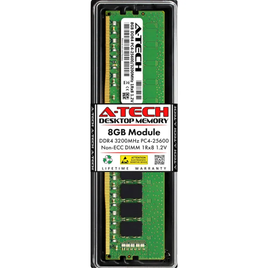Operativ yaddaş (RAM) SK HYNIX 8GB DDR4 1Rx8 PC4-3200AA-UA2-11 UDIMM (HMA81GU6DJR8N-XN)