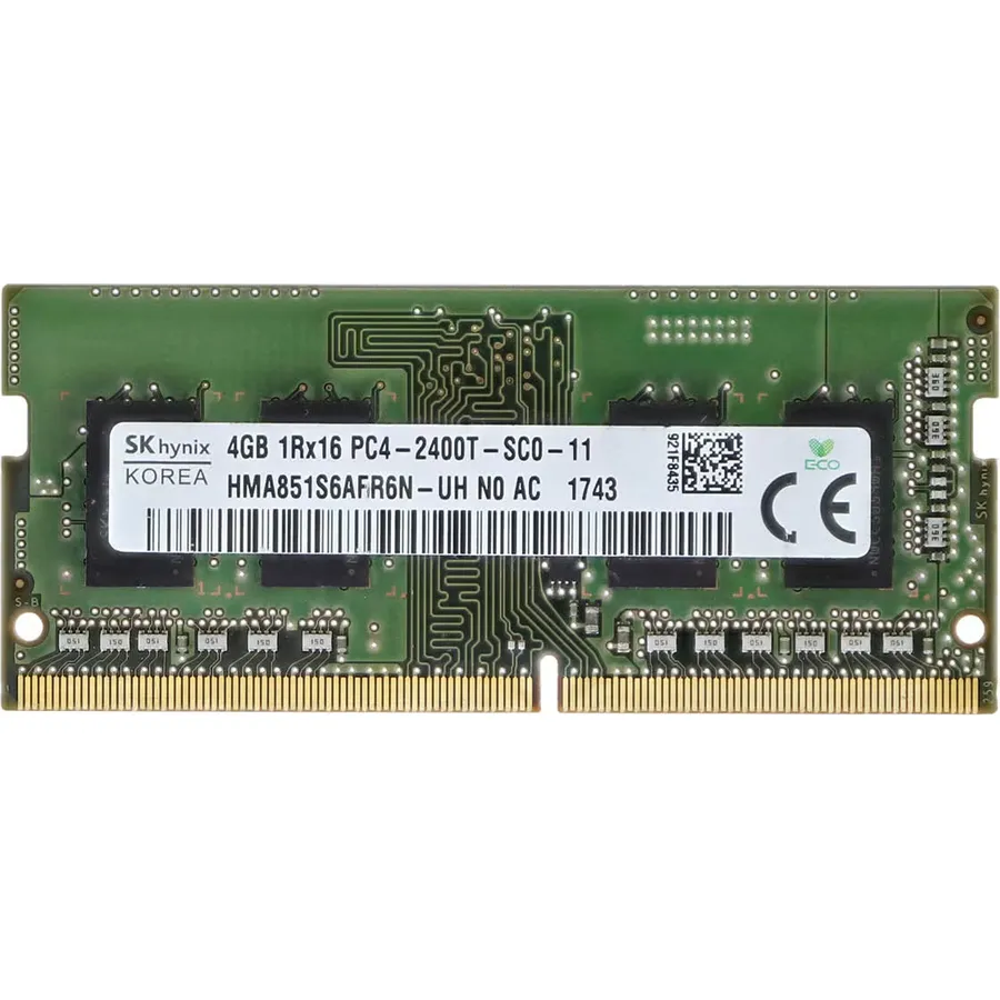 Operativ yaddaş (RAM) SK HYNIX 4GB SODIMM 1RX16 PC4-2666V-SC0-11 (HMA851S6JJR6N-VK)