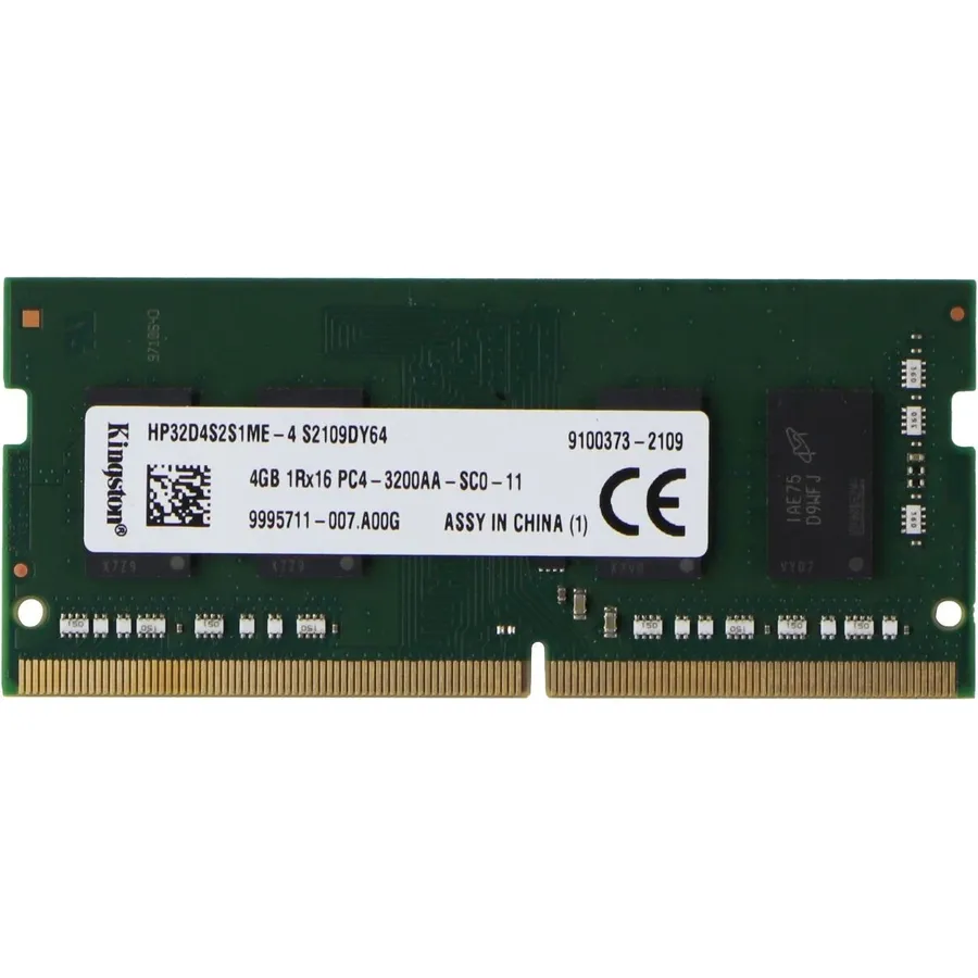 Operativ yaddaş (RAM) Kingston 4GB DDR4 PC4-3200AA (1Rx16) SODIMM (HP32D4S2S1ME-4)