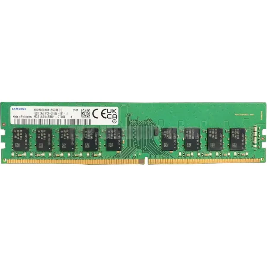 Operativ yaddaş (RAM) Samsung 16GB 2RX8 PC4-2666V UDIMM (M391A2K43BB1-CTDQ)