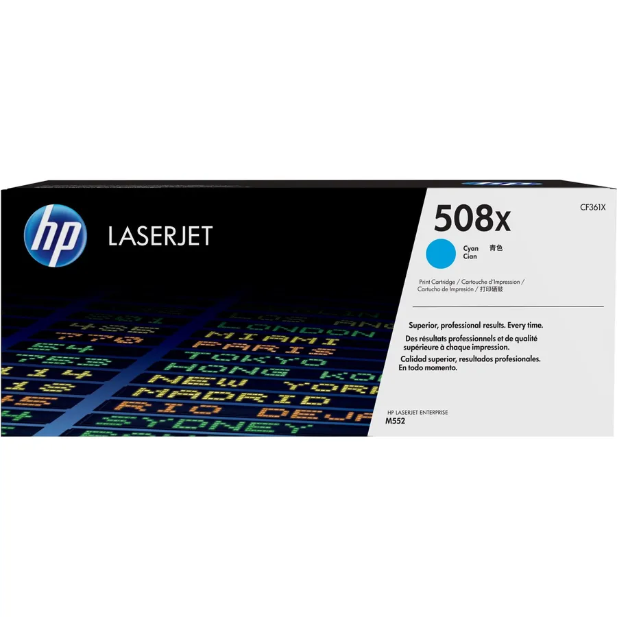 Toner kartric HP 508X yüksək tutumlu Cyan LaserJet (CF361X)