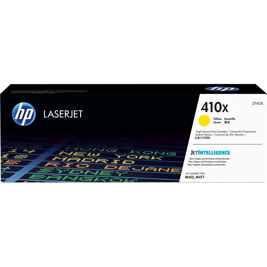 Toner kartric HP 410X yüksək tutumlu Yellow LaserJet (CF412X)