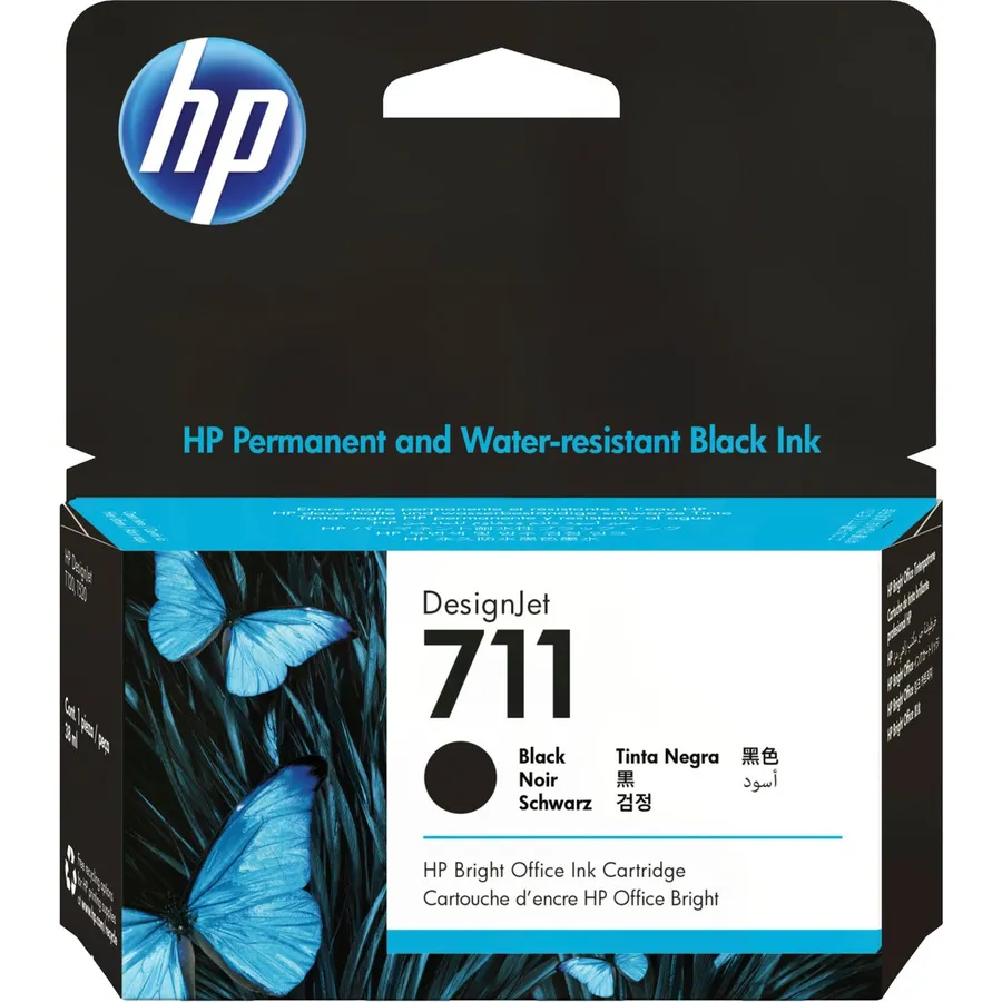 Mürəkkəb kartric HP 711 38 ml Black DesignJet (CZ129A)