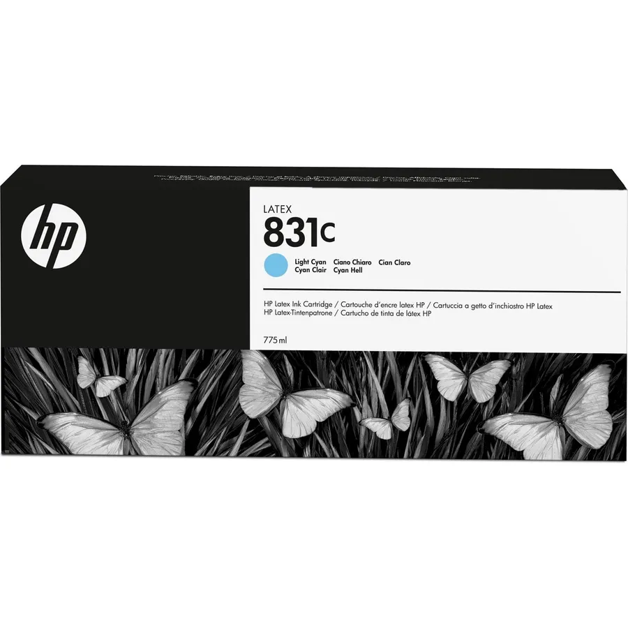 Mürəkkəb kartric HP 831C 775 ml Light Cyan Latex (CZ698A)