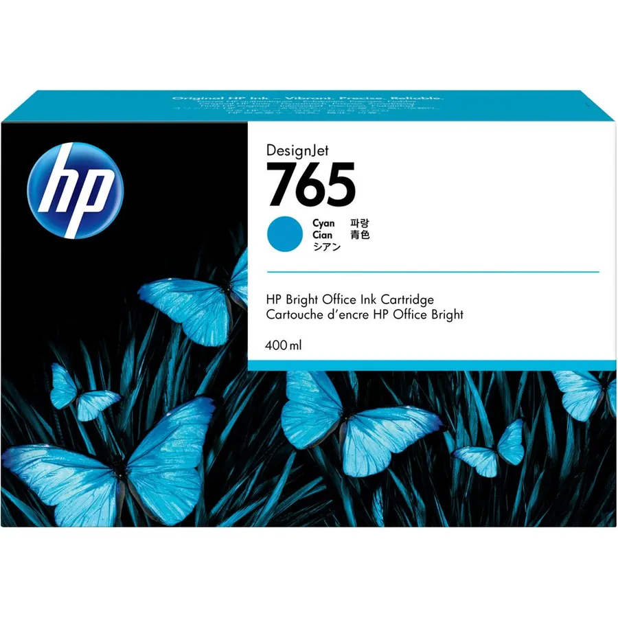 Mürəkkəb kartric HP 765 400 ml Cyan DesignJet (F9J52A)