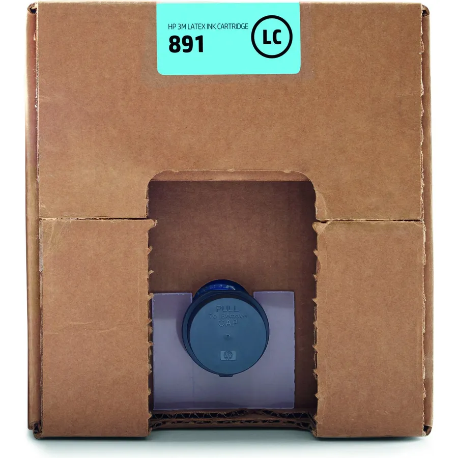 Mürəkkəb kartric HP 3M 891 10 l Light Cyan Latex (G0Y76A)