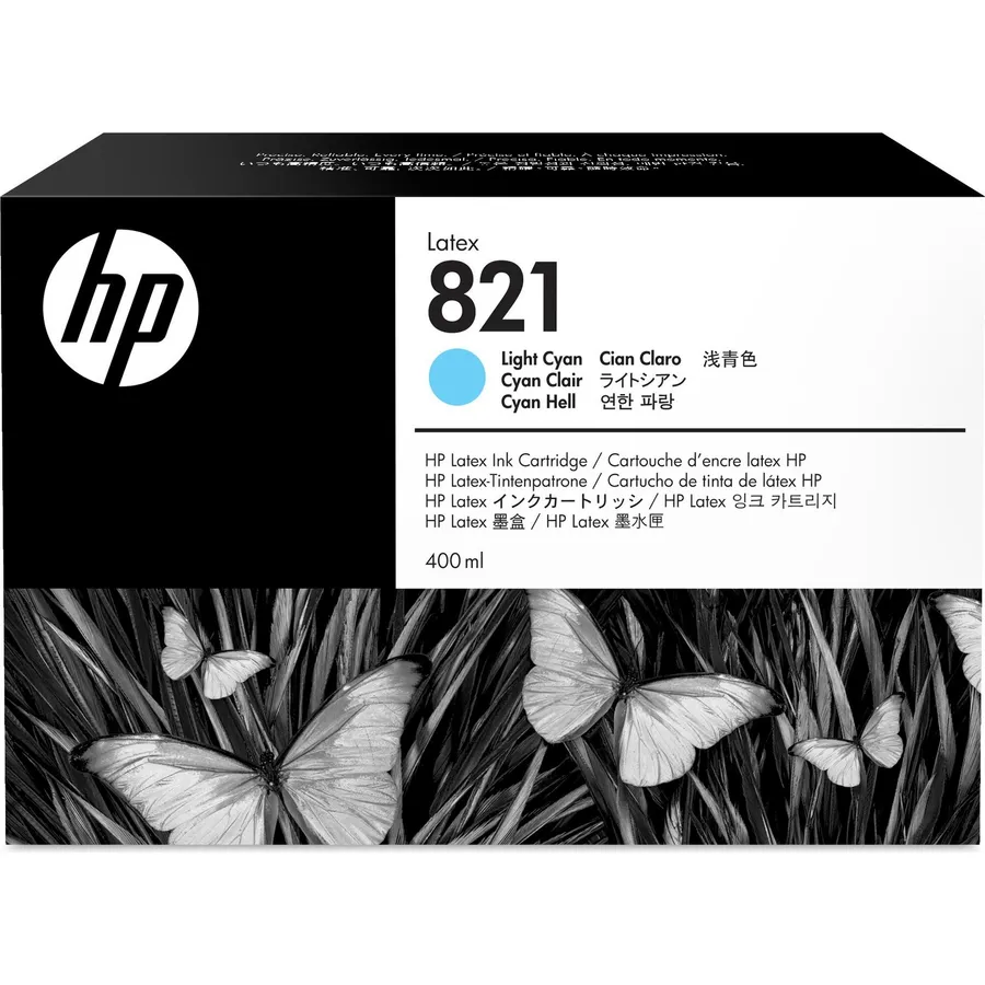 Mürəkkəb kartric HP 821 400 ml Light Cyan Latex (G0Y90A)