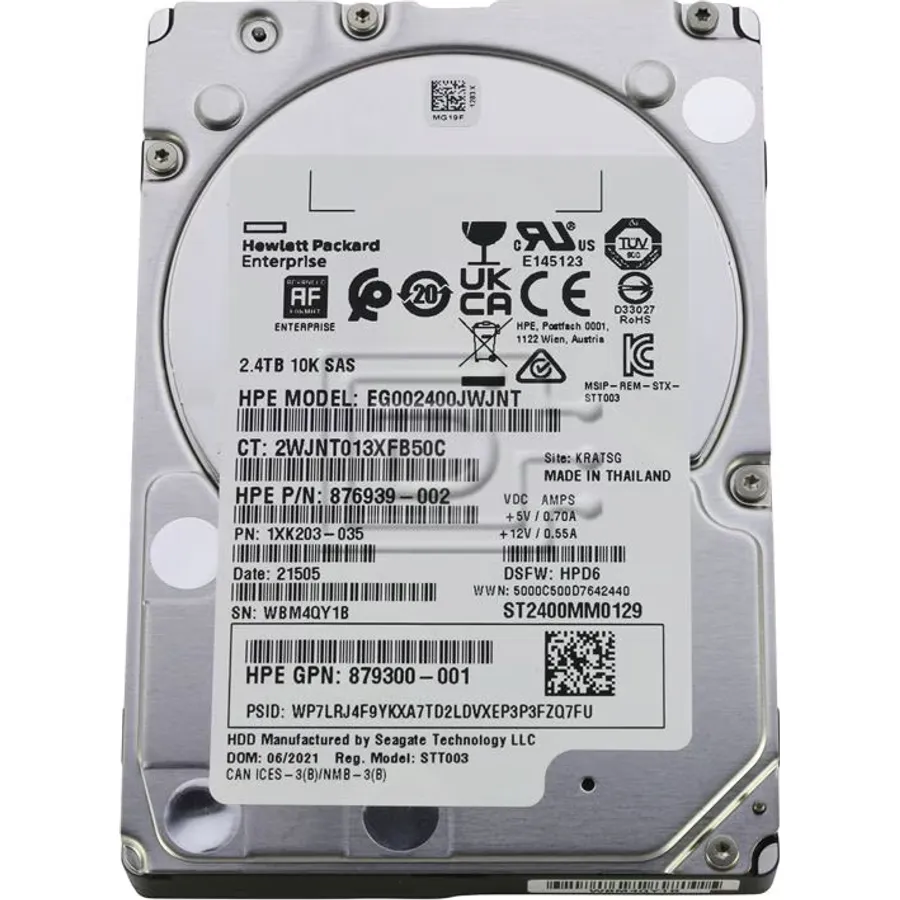 Sərt disk (HDD) Seagate ST2400MM0129 / HPE 876939-002 2.4TB SAS (1XK203-035)
