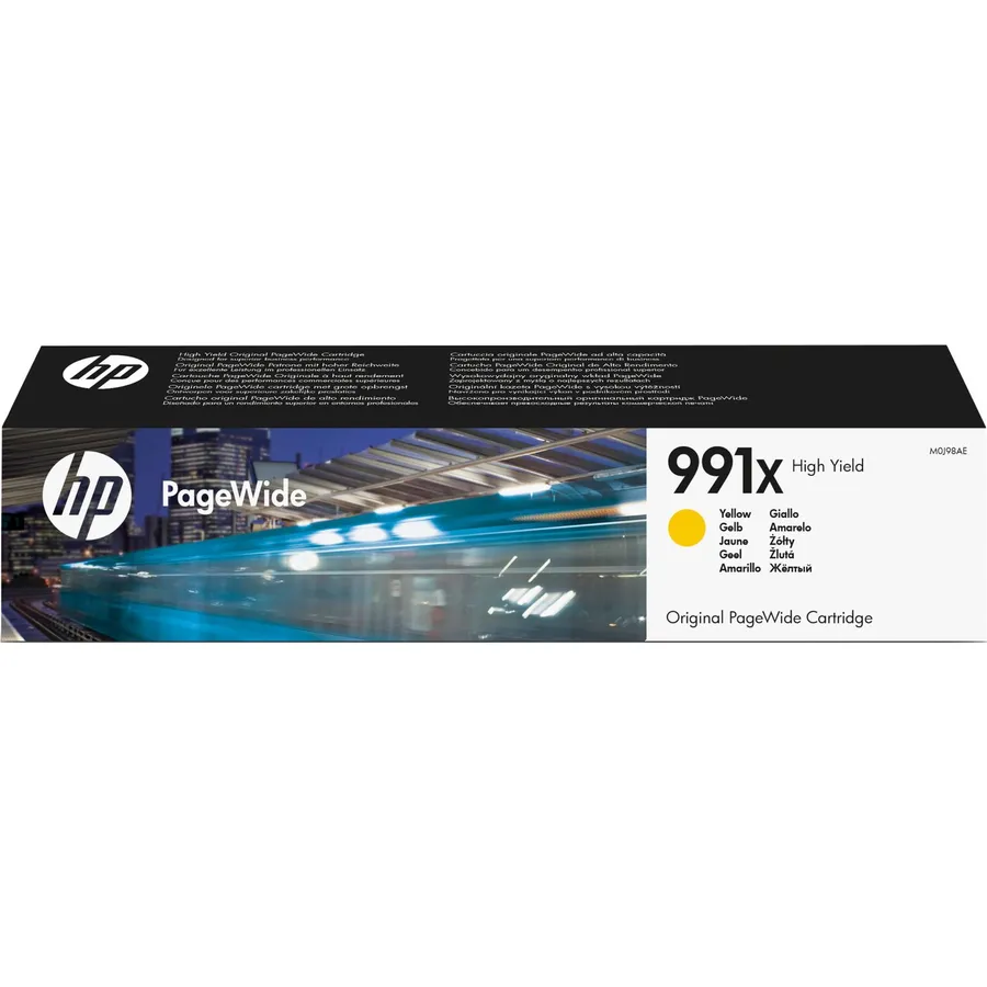 Mürəkkəb kartric HP 991X yüksək tutumlu Yellow PageWide (M0J98AE)