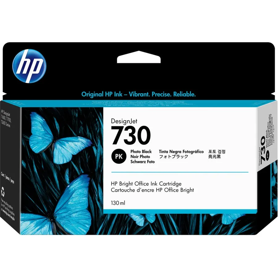 Mürəkkəb kartric HP 730 130 ml Photo Black DesignJet (P2V67A)