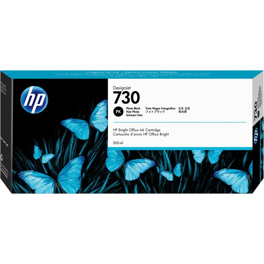 Mürəkkəb kartric HP 730 300 ml Photo Black DesignJet (P2V73A)