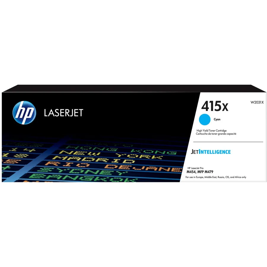 Toner kartric HP 415X yüksək tutumlu Cyan LaserJet (W2031X)