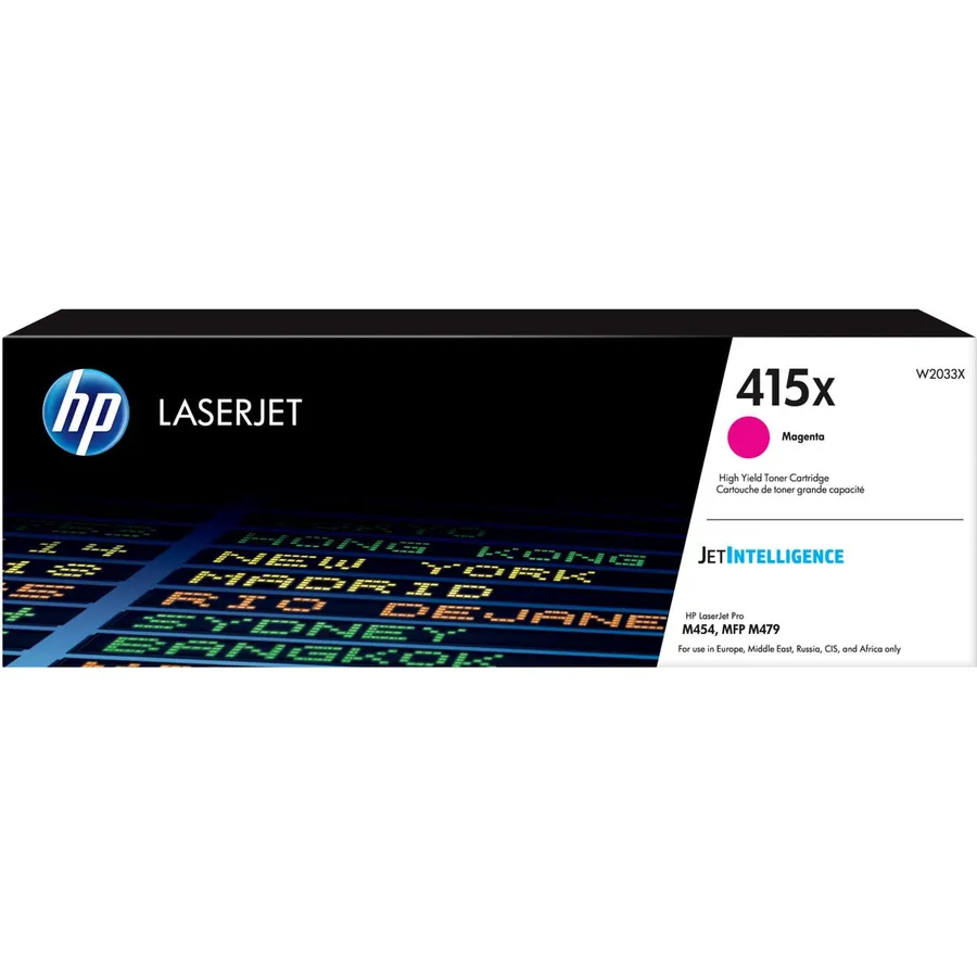 Toner kartric HP 415X yüksək tutumlu Magenta LaserJet (W2033X)