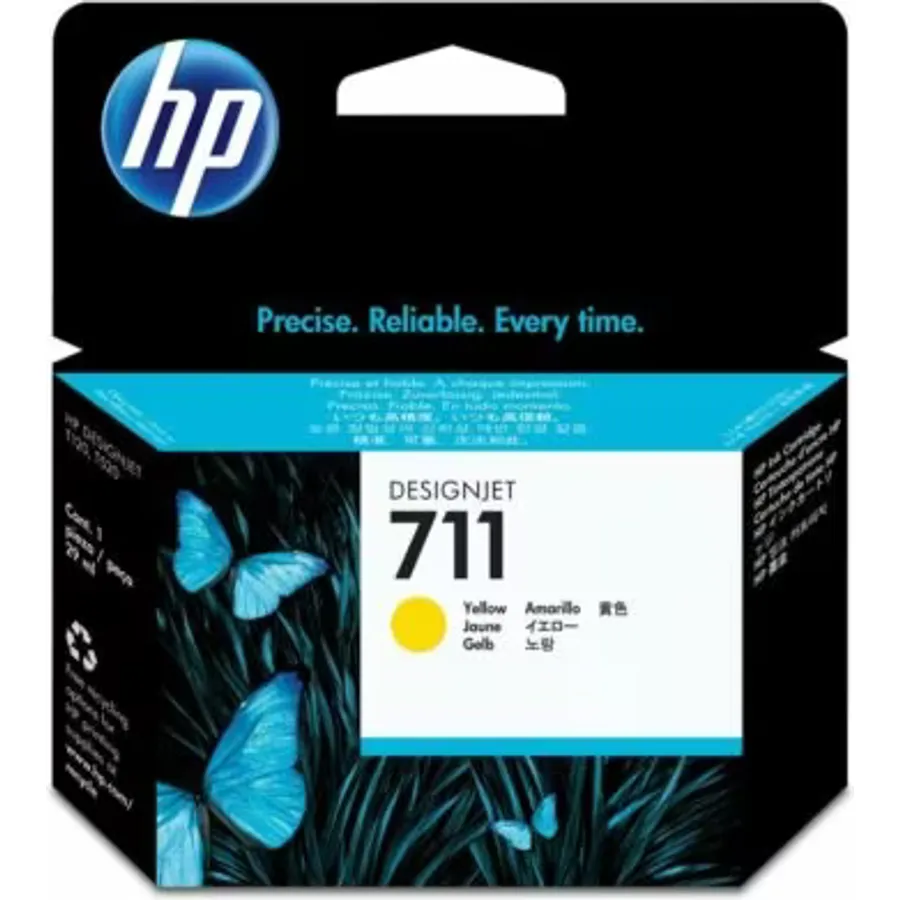 Mürəkkəb kartric HP 711 29 ml Yellow DesignJet (CZ132A)