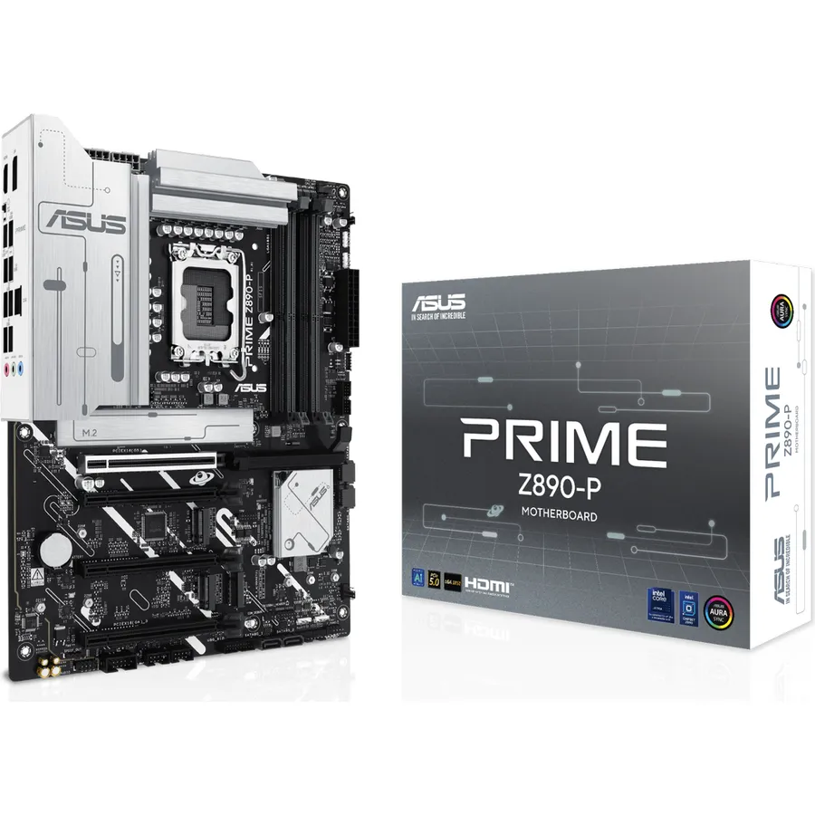 Ana plata ASUS PRIME Z890-P LGA1851 Intel Z890 4xDDR5 4xM.2 4xSATA ATX (90MB1I50-M0EAY0)