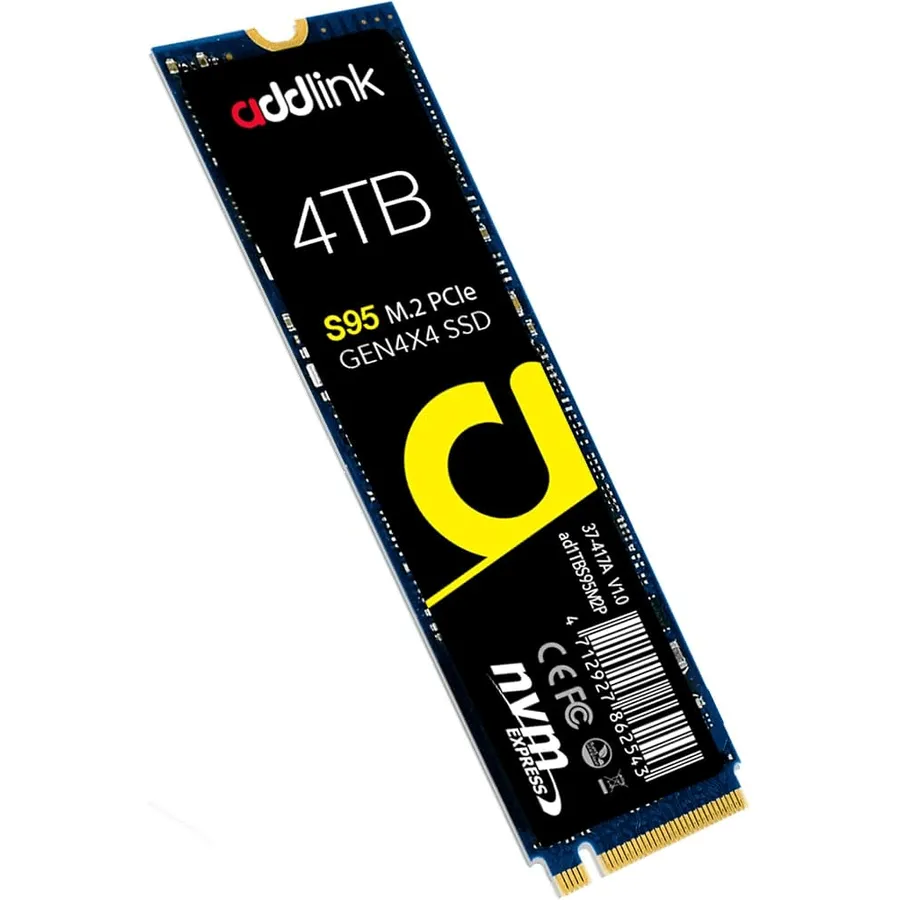 SSD Addlink 4TB M.2 2280 PCIe GEN4X4 With DRAM cache ad4TBS95M2P