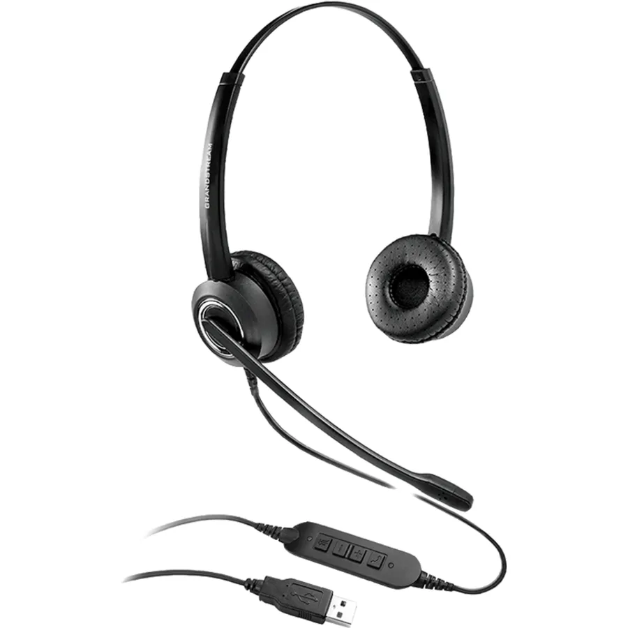 Qulaqlıq Grandstream GUV3000, USB, səs-küy azaldan mikrofon ilə (968-00026-10A)