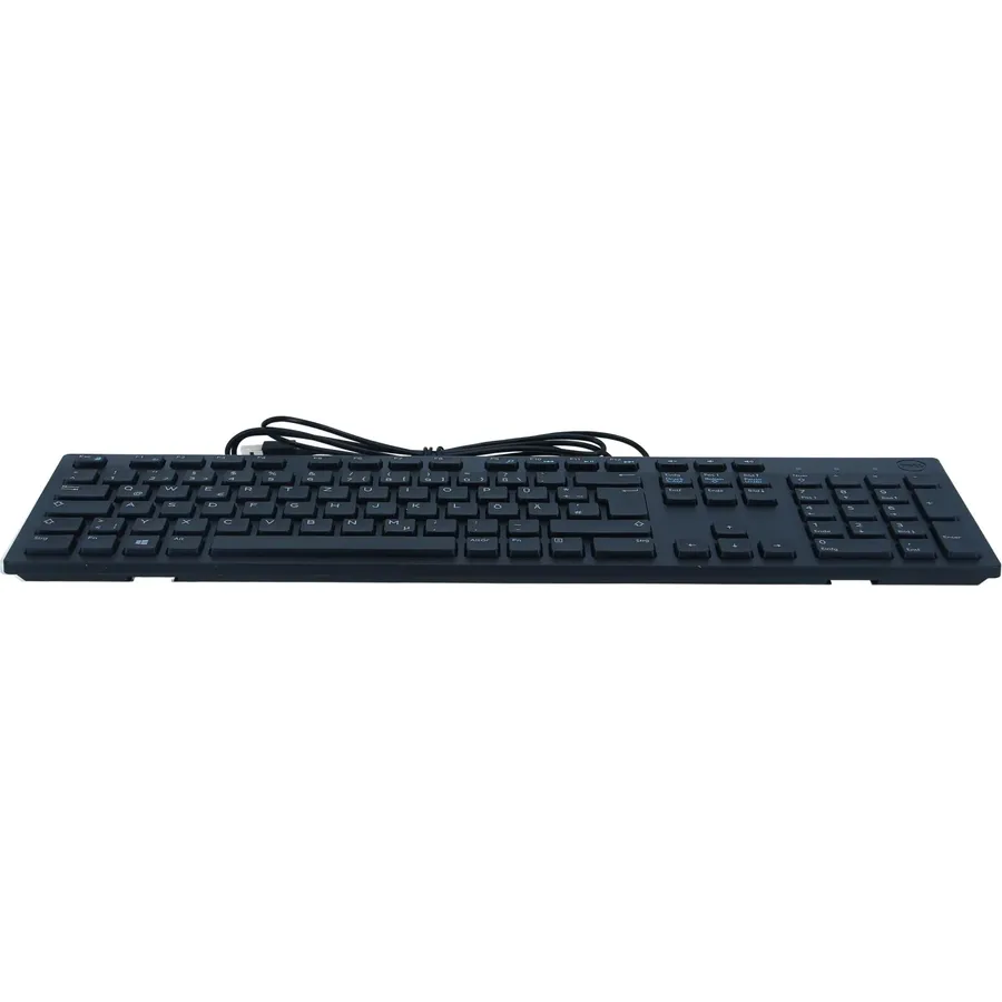 Dell KB216, Standard, Wired, USB, Black- Multimedia Keyboard KB216 (KB216-BK-GER)