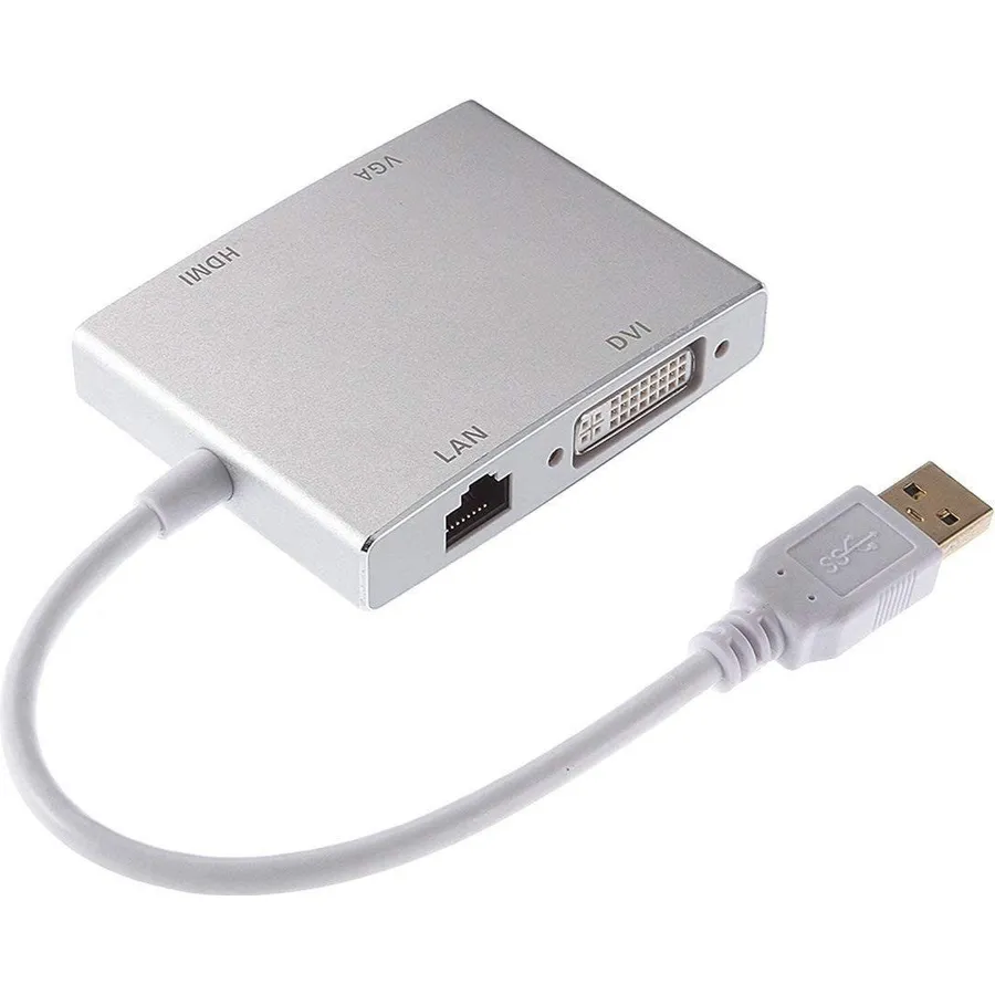 Adapter USB 3.0 – HDMI / VGA / DVI / RJ45
