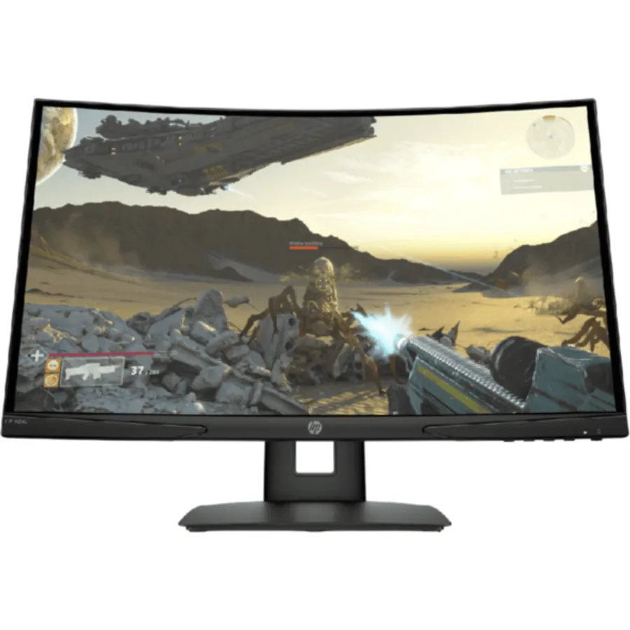 Gaming monitor HP X24c Curved 23.6" FHD(1920x1080) VA 300 cd/m2 4ms 3000:1 (L89665-034/9FM22AA)