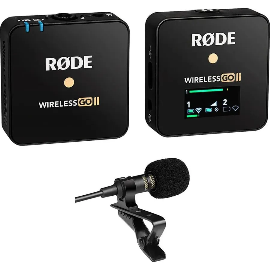 Simsiz mikrofon sistemi RODE Wireless GO II Single, qara