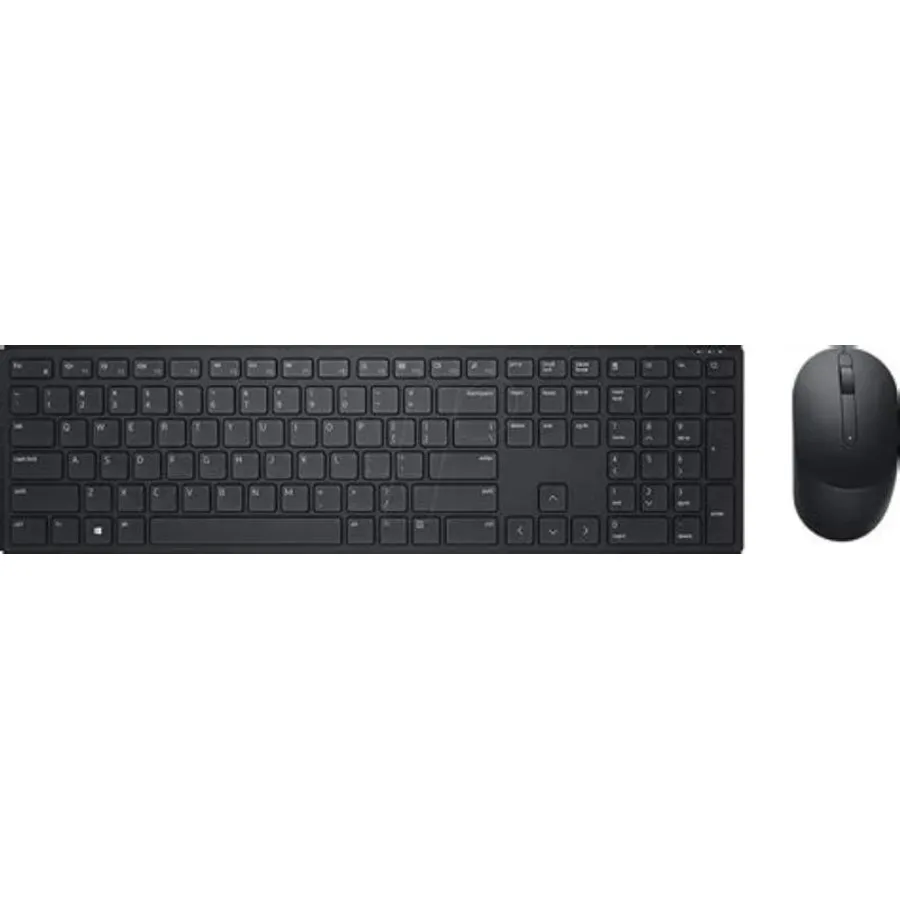 DELL Pro KM5221W, klaviatura və siçan dəsti, simsiz, 2.4 GHz, QWERTZ, alman, qara (KM5221WBKB-GER)