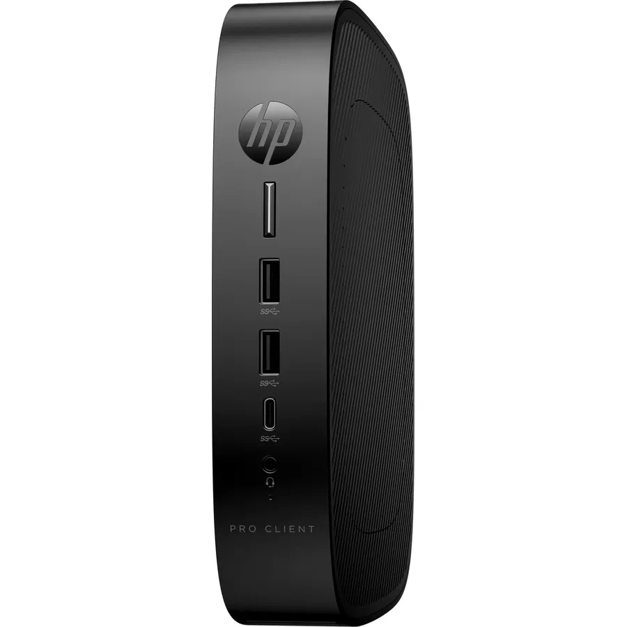 HP Pro t550, Thin client, 1 x Intel Celeron J6412 / 2.0 GHz, RAM 8 GB, 64 GB eMMC, Intel UHD Graphics, Windows 10 IoT Enterprise 2021 LTSC, (5H0M6EA)