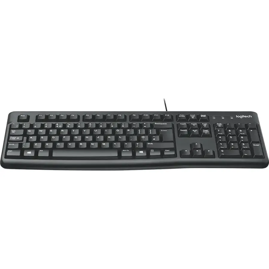 Logitech K120, Keyboard, USB, QWERTY, Italian (920-002492)