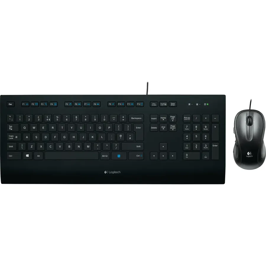 Logitech K280e, klaviatura, USB, alman, qara, QWERTZ (920-008669)