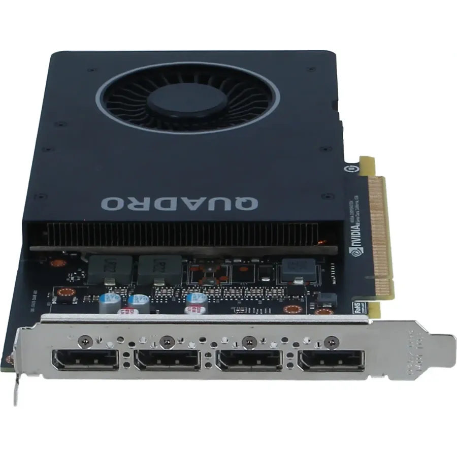 NVIDIA 5 GB GDDR5X, 4x DisplayPort (NVIDIA-Quadro-P2200)