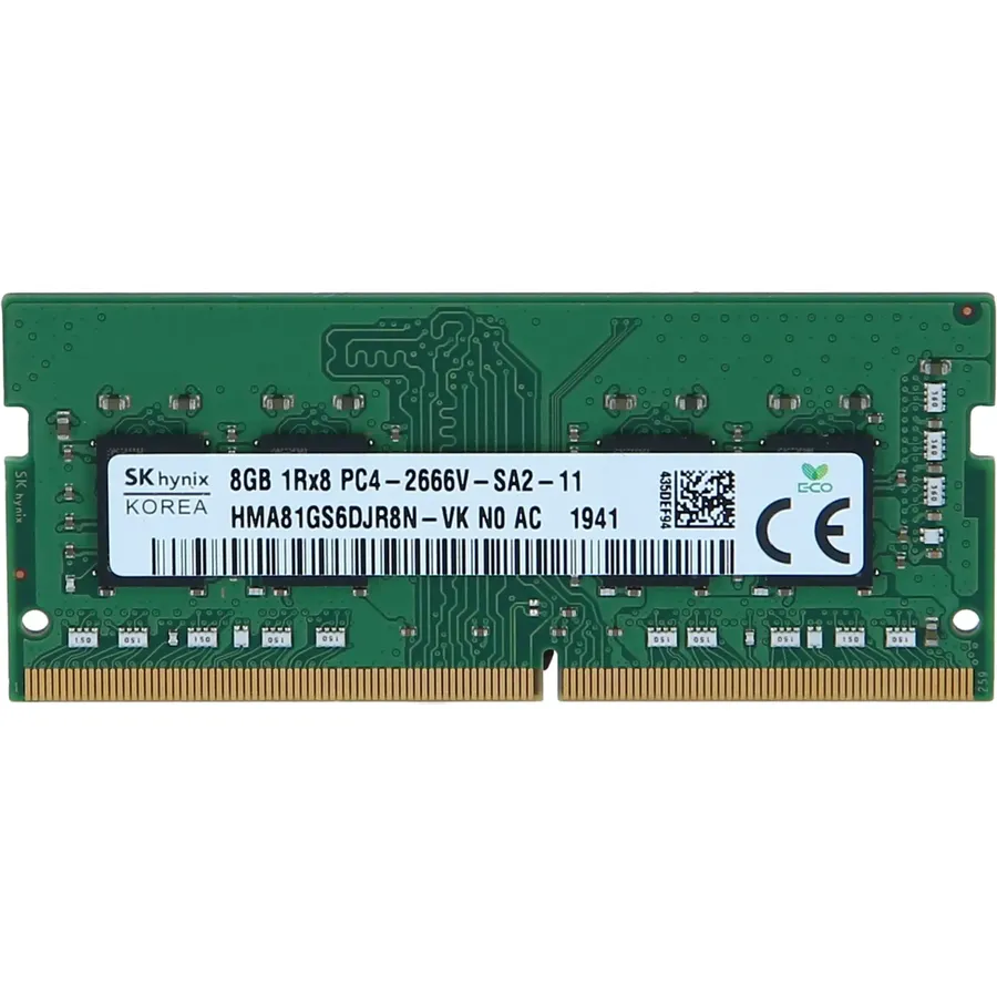 SK Hynix 8GB (1Rx8), DDR4-2666, SO-DIMM, unbuffered, Non-ECC
