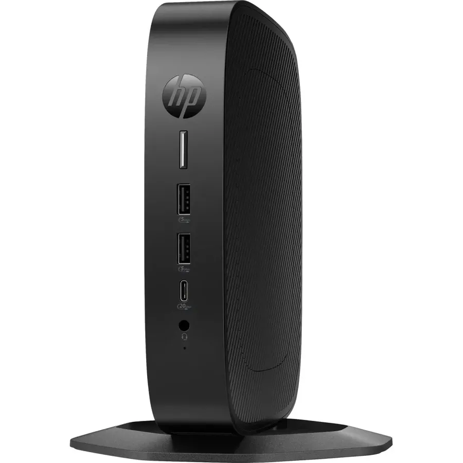 HP Elite t660, Thin client, SFF 1 x U-Series U300E / up to 4.3 GHz, RAM 8 GB, flash 64 GB eMMC, UHD Graphics, Gigabit Ethernet, 11 IoT (5H131EAABD)