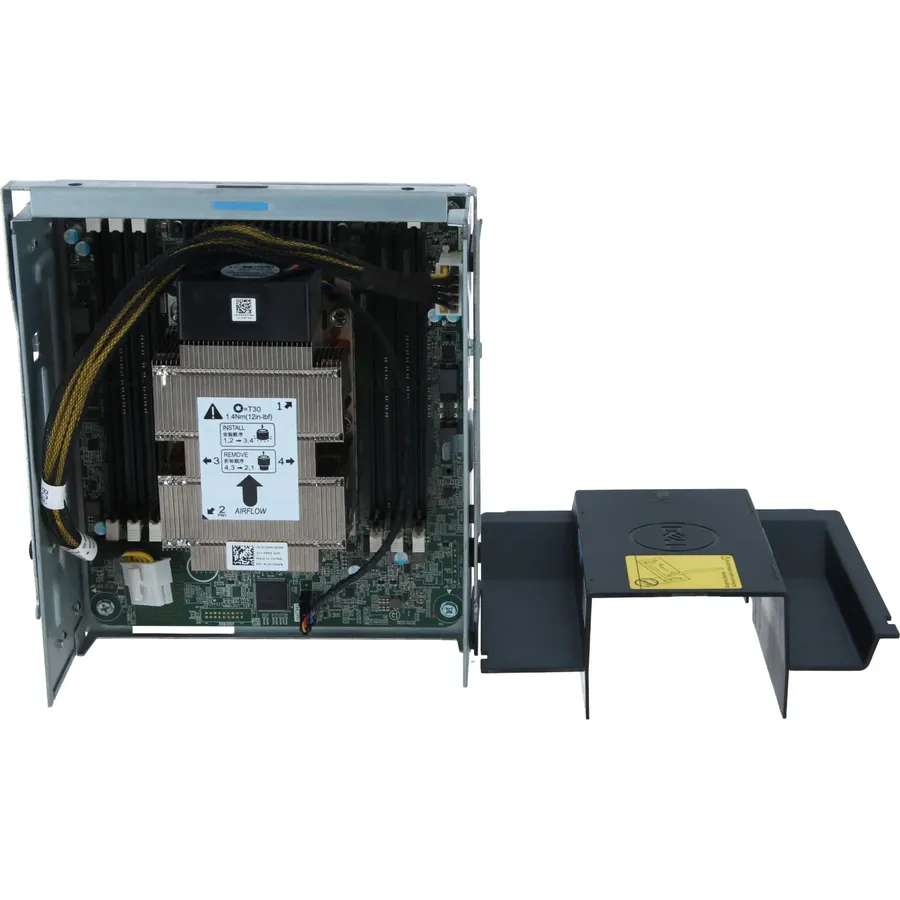 DELL Precision T7820 FCLGA3647 2nd CPU Riser w/ Heatsink and Air Shroud (HM2JP)