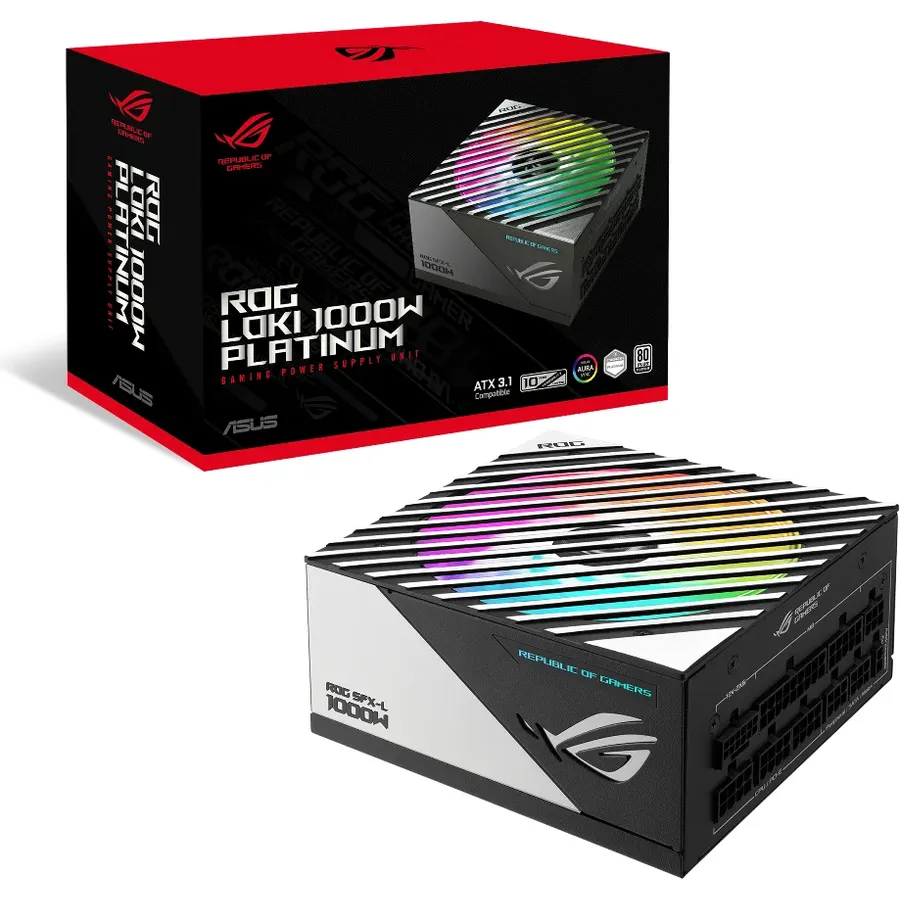 Qida bloku ASUS ROG LOKI SFX-L 1000W Platinum (90YE00N1-B0NA00)