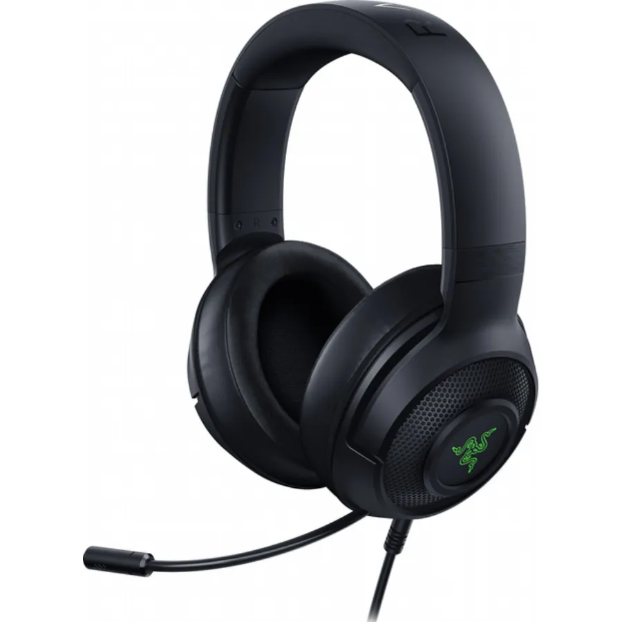 Gaming qulaqlıq Razer Kraken V3 X, 7.1, USB-A, RGB, 1.8m, black (RZ04-03750300-R3M1)