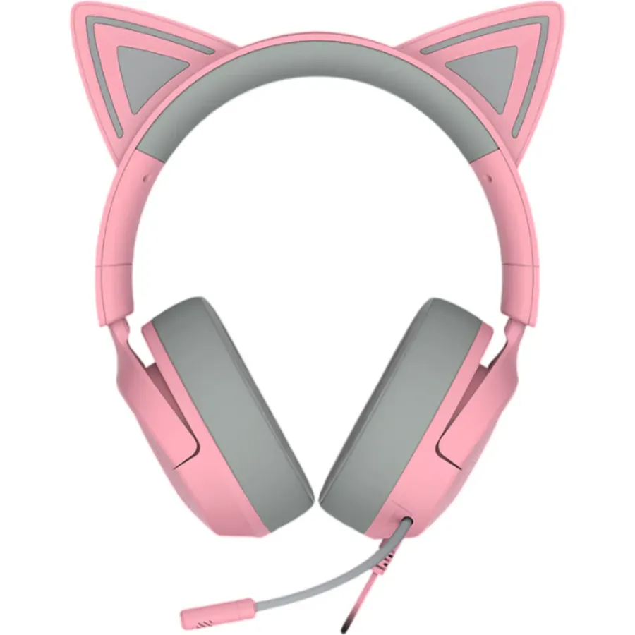 Gaming qulaqlıq Razer Kraken Kitty V3 X, mini-jack, 1.3m, quartz (RZ04-05350100-R3M1)