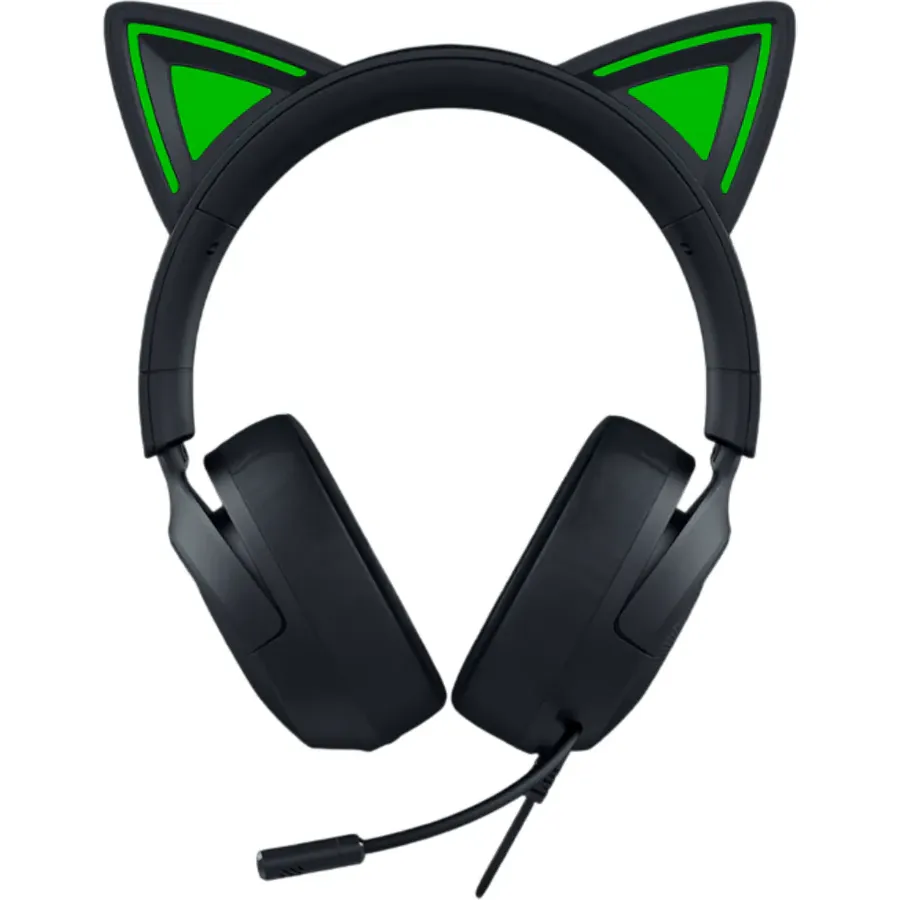 Gaming qulaqlıq Razer Kraken Kitty V3 X, mini-jack, 1.3m, black (RZ04-05350200-R3M1)