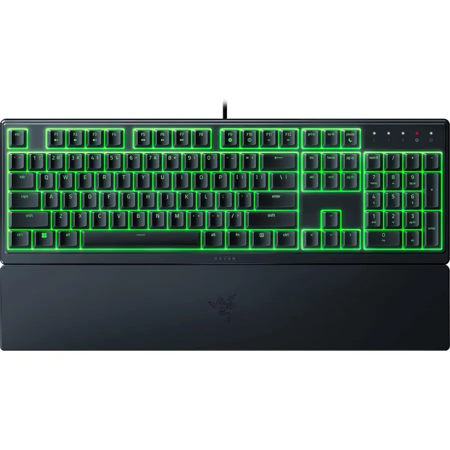Gaming klaviatura Razer Membrane Ornata V3 X 104key, USB-A, EN/RU, RGB, black (RZ03-04470800-R3R1)