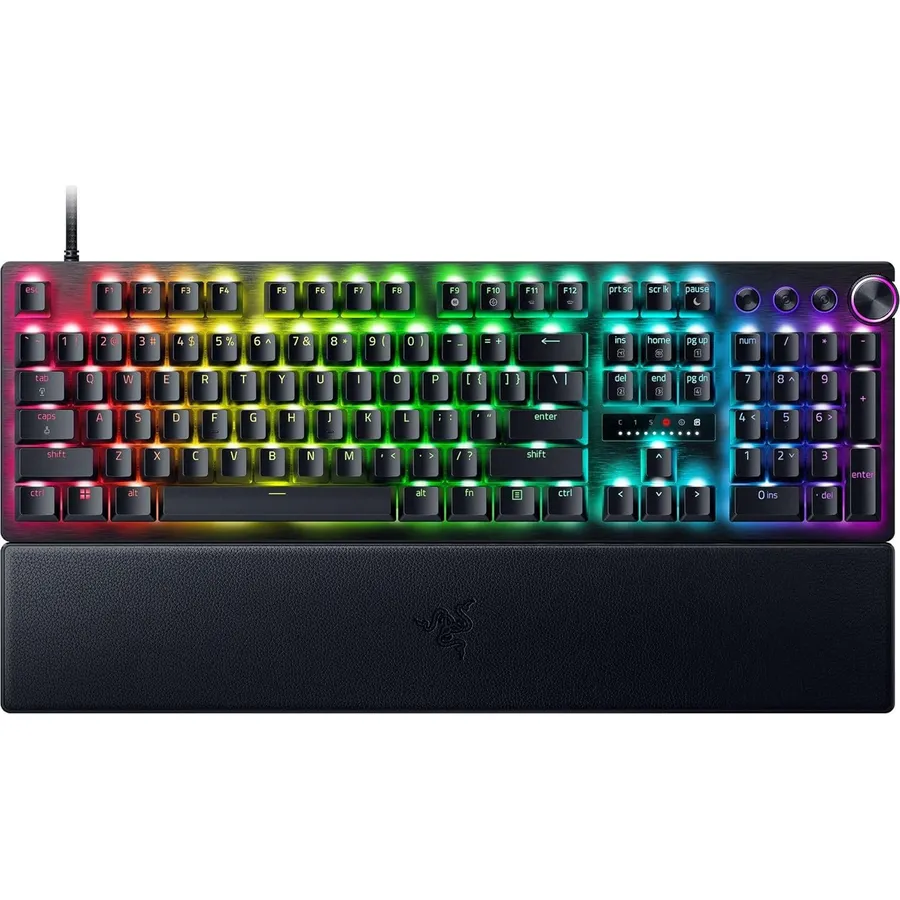 Gaming klaviatura Razer mechanical Huntsman V3 Pro 8KHz, 104key, Analog Optical Switch Gen-2, USB-A, EN, RGB, black (RZ03-05530100-R3M1)
