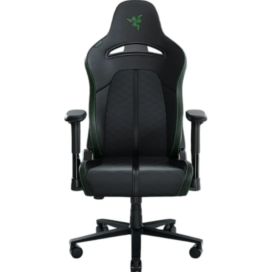 Gaming kreslo Razer Enki X PU Leather, 2D-Armrests, black-green (RZ38-03880100-R3G1)
