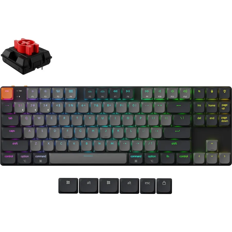 Klaviatura Keychron K1 (Version 6) RGB Backlight Red Switch (K1X-B1-AZ)