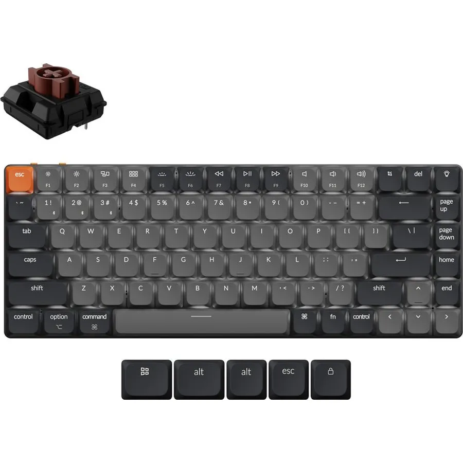 Klaviatura Keychron K3 (Version 3) White Backlight Brown Switch (K3X-A3-AZ)