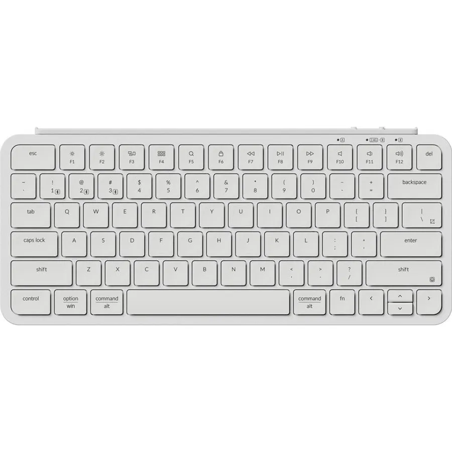 Klaviatura Keychron B1 Pro, USB/WL/BT, ivory white (B1P-K8)