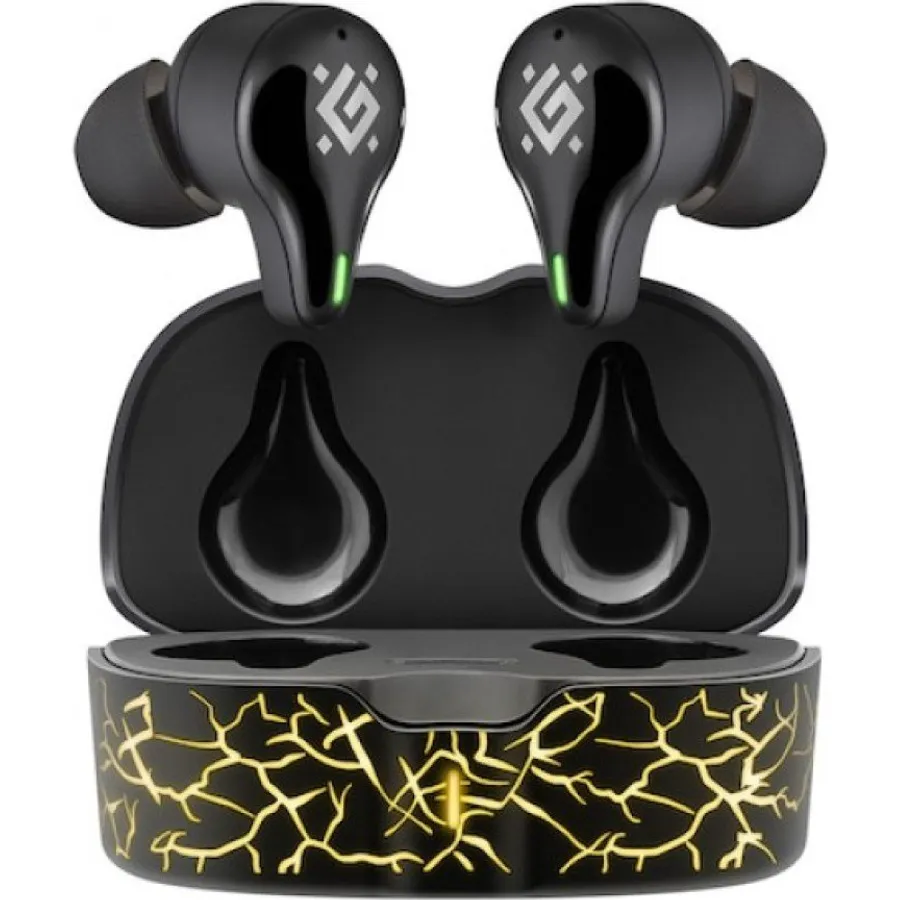 Gaming qulaqlıq CyberDots 250 simsiz, qara, TWS, Bluetooth (63250)